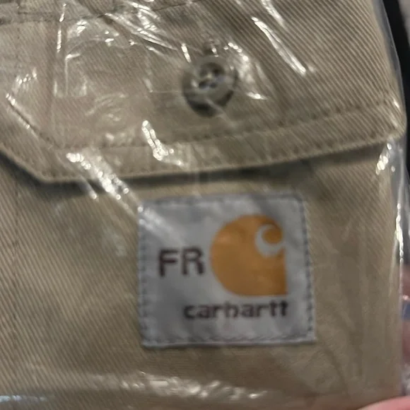 WOMEN'S FLAME RESISTANT twill long sleeve shirt Khaki - Picture 4 of 8